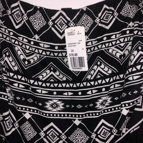 Strapless chiffon black dress - Picture 2 of 2